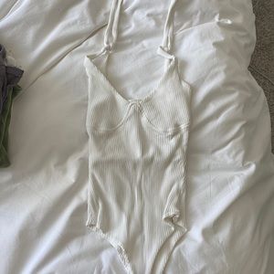 Brand new white cotton bodysuit